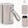 lionelo Thermup Go Tragbarer Babyflaschenwärmer USB-C, Flaschenwärmer Unterwegs & Auto, 24h Warmhaltefunktion, 5 Temperaturstufen 38–50°C, LCD Display, Thermostat, Universal, BPA-frei, Leise