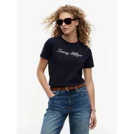 Tommy Hilfiger Script Kurzarm-T-Shirt Nos Desert Sky XL