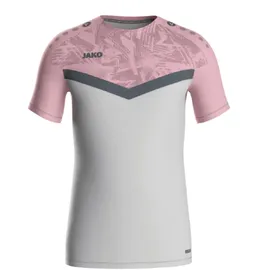 Jako Iconic T-Shirt 851 soft grey/dusky pink/anthra light XXL