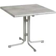 ACAMP Piazza Gartentisch 70 x 70 x 72 cm Hellgrau