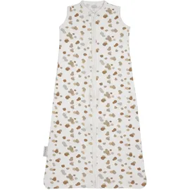 Meyco Baby Stains Babyschlafsack, Schlummersack (100% Baumwolle, hautfreundlich, sichere Passform, langer Reißverschluss, Sommerschlafsack, Größe: 90 cm), Neutral