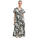 Marc O'Polo Druckkleid Midi Braun 42