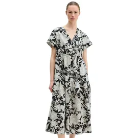 Marc O'Polo Druckkleid Midi Braun 42