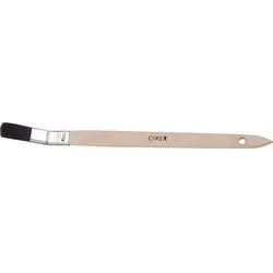 Profi-Plattpinsel 25mm (schwarz, gerade, mit Buchenstiel)