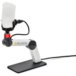 Yellowtec m!ka Table Stand - Aluminium - mit OnAir Anzeige - offene Kabelenden