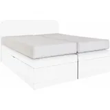 Westfalia Schlafkomfort Boxspringbett 145 x 212 cm Weiß