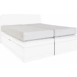 Westfalia Schlafkomfort Boxspringbett 145 x 212 cm Weiß