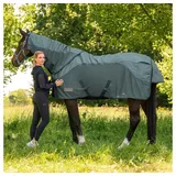 Waldhausen Regen-Fliegen Halsteil Comfort Warmblut grün