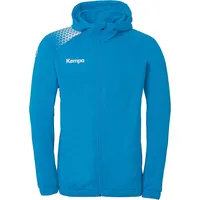 Kempa Kapuzenjacke Ambition 28 Kempa pastellblau|WEISS|SCHWARZ 2XL