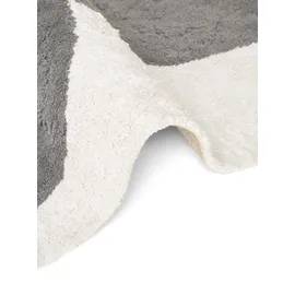HANSE HOME Emil creme grau, B:140cm H:10mm L:200cm, Baumwolle, Teppiche, Kinderteppich, Waschbar, Handgemacht, Baumwolle, rutschfest Spielteppich, Kinderzimmer