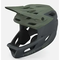 Giro Coalition Spherical Downhillhelm - Green / Dark Shark