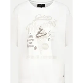 Monari T-Shirt mit Gelato-Print Weiß 38