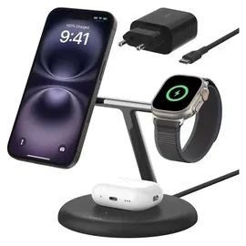 Belkin BoostCharge Pro Magnet. 3-in-1 Ladest.Qi2 sw. WIZ023vfBK