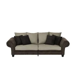 Sofa  Charlene ¦ braun ¦ Maße (cm): B: 280 H: 85 T: 124