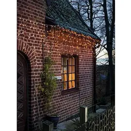 Konstsmide Lichtervorhang LED 5 m Bernsteinfarben