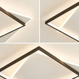 Eurotondisplay SX912-500 1 LED Deckenleuchte schwarz/weiß Metall