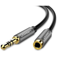 Ugreen 10594 Audio-Kabel 2 m, 3.5mm Schwarz