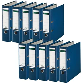 Leitz Qualitäts-Ordner DIN A4 80 mm Blau 10 St.