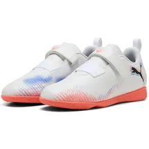 Puma Future 8 Play V IT Kinder 01 - Puma white/PUMA black/glowing red 35.5