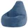 I.C.O.N. Icon Dalton Sitzsack Kinder, Denimblau, Flauschiger Cord Stoff, Sitzsack Cord mit Füllung, Bequemer Kinder Gaming Sessel, Kuschelsessel, Lese Sessel, Schlafzimmer, Kinderzimmer, Spielzimmer