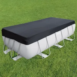 BESTWAY Pool-Abdeckplane Grau 404x201 cm