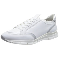 GEOX Damen D Sukie Sneaker, White, 38 EU