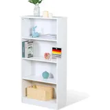 Floordirekt Bücherregal 60 x 24 x 121,5 cm Weiß
