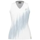 Head Performance Tanktop Damen Blau/S Weiß S