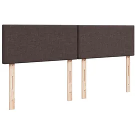 vidaXL Boxspringbett 180 x 200 cm Dunkelbraun