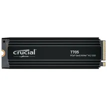 Crucial T705 SSD 2 TB M.2 2280 PCIe 5.0 mit Kühlkörper