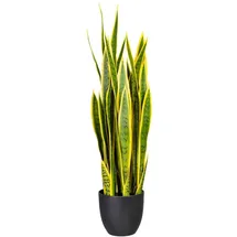 Creativ green Künstliche Zimmerpflanze Sanseveria Sanseveria, Creativ green, Höhe 90 cm gelb|grün