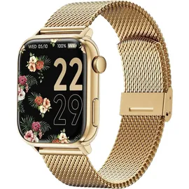 ICE-Watch ICE Smart 2.0 rectangular 1.96 Gold Milanese