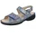 Finn Comfort Damen Sandale, blau(jeans), Gr. 36 - Blau - 36