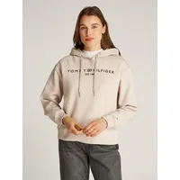 Tommy Hilfiger Kapuzensweatshirt »MDRN REG CORP LOGO HOODIE«, mit gesticktem Logo-Schriftzug Gr. L (40), Classic beige , 54234645-L