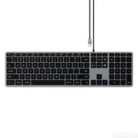 Satechi Slim W3 Tastatur mit Hintergrundbeleuchtung und Ziffernblock –