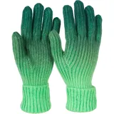 Stylebreaker Strickhandschuhe Farbverlauf Dunkelgrün Onesize