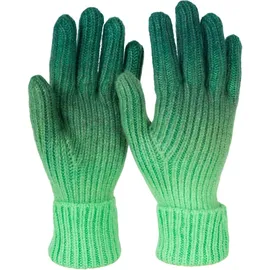 Stylebreaker Strickhandschuhe Farbverlauf Dunkelgrün Onesize