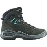 Lowa Renegade Evo GTX Mid Damen Slim Asphalt/Türkis 41,5