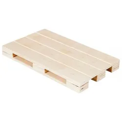 MONOUSO - Holztablett Mini Paletten aus Holz 30x20x2cm (1 Stück)