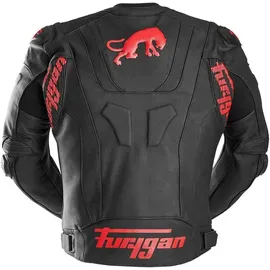 Furygan Raptor Evo 3 Lederjacke Schwarz/Rot 3XL