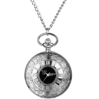 Avaner Taschenuhr Analoge Quarz Uhr mit römischen Ziffern Pulloverkette für Herren Damen als Geschenke für Muttertag Vatertags Weihnachten Geburtstag