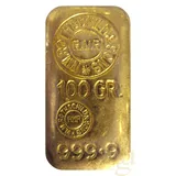 100 Gramm Goldbarren Rothschild ohne Gegenstempel