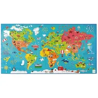 Scratch Puzzle XXL Weltkarte 150 Teile