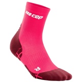 Cep Ultralight Compression Low Cut Socks pink