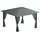 ALEOS. Pavillon Monza 3 x 3 m inkl. 4 Seitenteile Grau