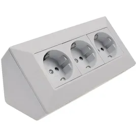 ChiliTec Mehrfachsteckdose 3-fach Weiß 1 St.