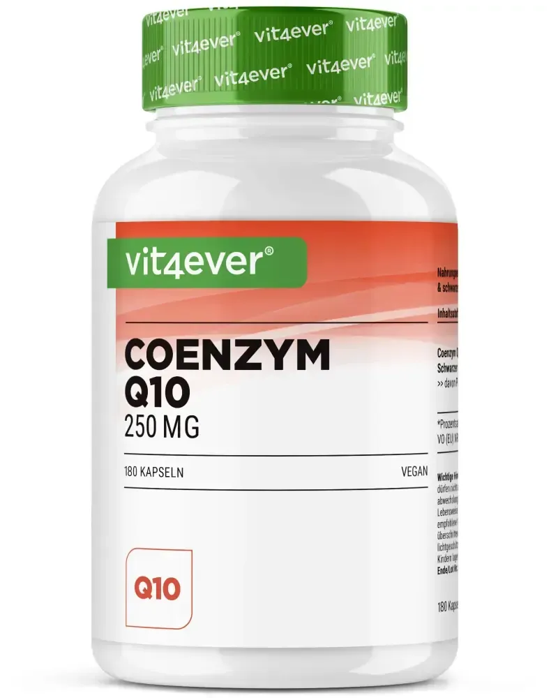 Coenzym Q10 - 250 mg pro Kapsel - 180 Kapseln