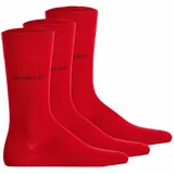 Bugatti Herren Socken 3er Pack Rot 43-46