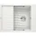 Blanco Elon 45 links Einbauspüle Silgranit Weiß Handbetätigung 650 x 500 mm
