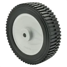 Wagner System GmbH WAGNER Vollscheibenrad - Durchmesser Ø 150 x 40 mm, Achsloch Ø 10 mm, Kunststoff schwarz / grau, Tragkraft 30 kg - 03815101
